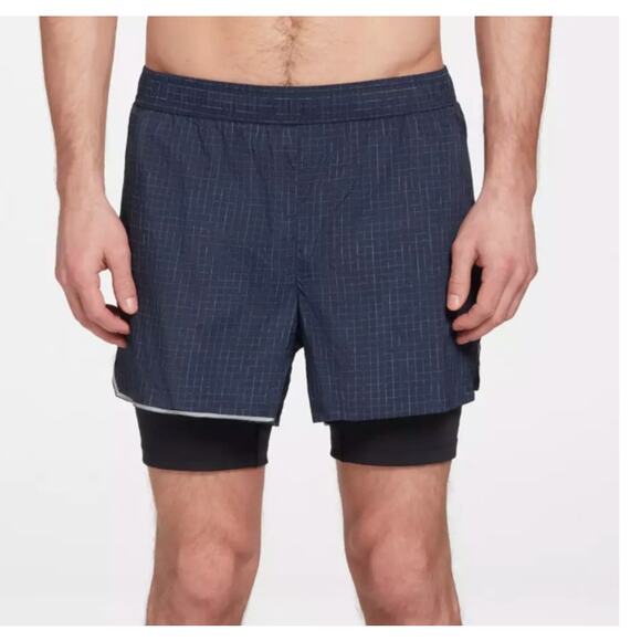 VRST Dark Blue Hybrid Run Shorts Running Training Compression Mens Size XXL - Picture 3 of 9